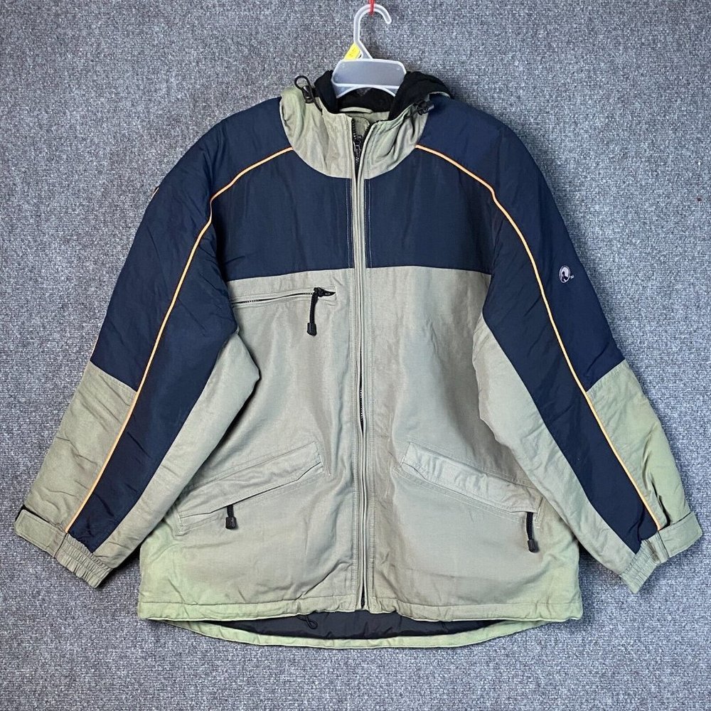 Ripzone Sherpa Lined Jacket Large Men's Full Zip Hoodie Snowboarding Adults L